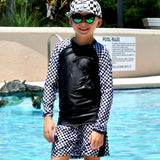 Checkerboard SWIM Shorts, (Baby-Youth)
