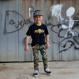 Spooky  Skulls Tee, Black  (Infant, Toddler, Youth, Adult)