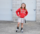 MTO-Checkered Lights Skater Skirt (Infant, Toddler, Youth)