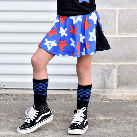 *Distressed STARS Jayde Skater Skirt (Infant, Toddler, Youth)