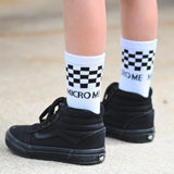 MM Signature Sockz, White/Black  (Infant, Toddler Youth)
