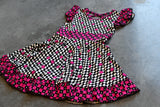 (BAMBOO)  Girly Checks RAVEN Twirl Dress, (Kids)