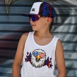 Eagle Checks Muscle Tanks, (Multiple Options)