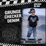 MTO-Relaxed Denim w/Distressed Checkerboard (Infant-Youth)