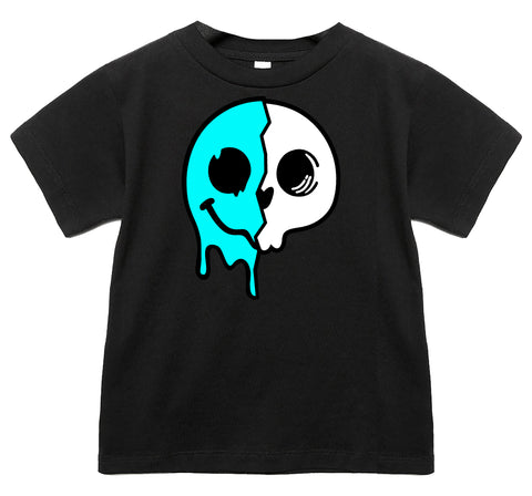 Drip Happy Skull Tee, Black  (Infant, Toddler, Youth, Adult)