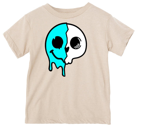 Drip Happy Skull Tee, Natural (Infant, Toddler, Youth, Adult)