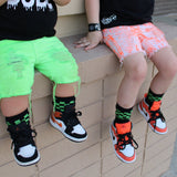 MM Signature Sockz, Black/Green (Infant, Toddler Youth)