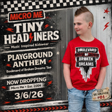 Boulevard of Dreams Tee, RED  (Baby, Kids, Adult)