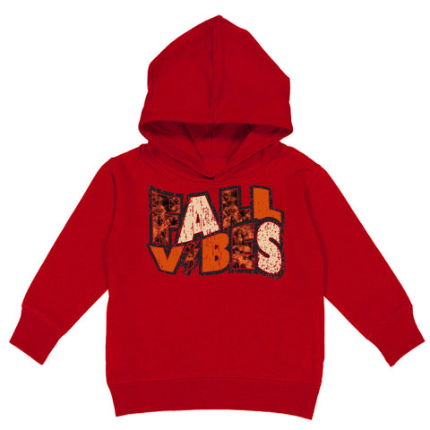 Fall Vibes Hoodie, Red (Toddler, Youth, Adult)