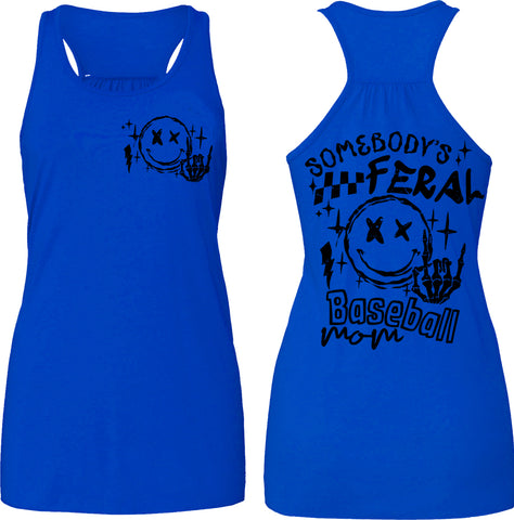 Feral Baseball Tank, (Multiple Colors)