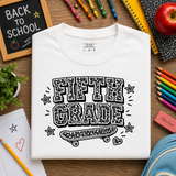FIFTH GRADE Composition SKATE Tee (Multiple Options)