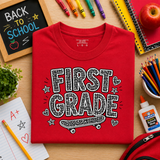 FIRST GRADE Composition SKATE Tees (Multiple Options)