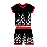 *PREORDER* (BAMBOO) JORDAN3 Lounge Set, Flame Checkers