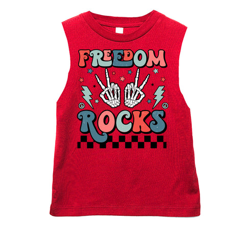 Freedom Rocks Tank, Red (Infant, Toddler, Youth, Adult)