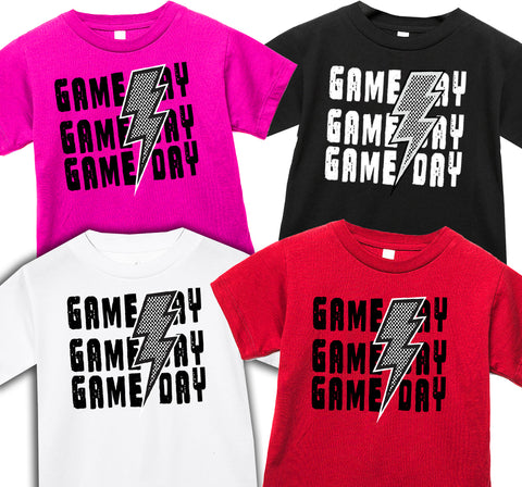GAMEDAY Bolt Tees (Multiple Colors)