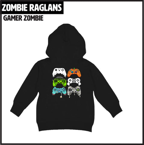 Zombie GAMER Hoodies, Black