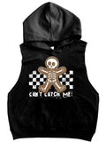 Ginger Dead Hoodie Muscle Tank, Black  (Toddler, Youth, Adult)