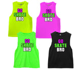 Go Skate BRO Muscle Tanks, (Multiple Options)
