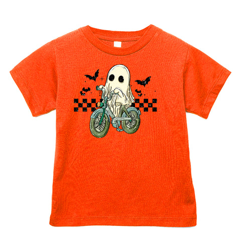 Ghost Biking Tee, Orange (Infant, Toddler, Youth, Adult)