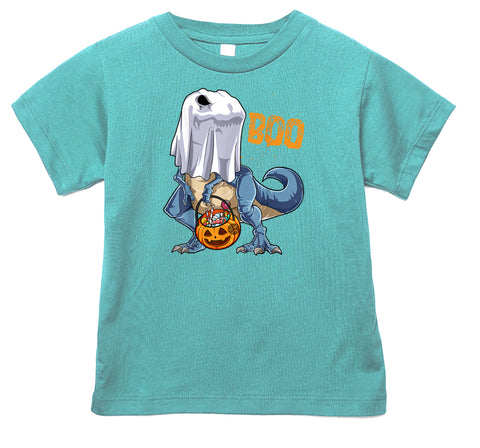 Ghost Dino Tee,  Saltwater (Infant, Toddler, Youth, Adult)