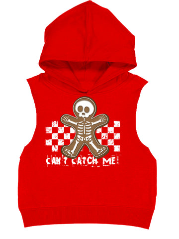 Ginger Dead Hoodie Muscle Tank, Red  (Toddler, Youth, Adult)