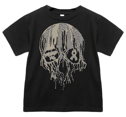 Grey Drip Skull Tee or LS (Infant, Toddler, Youth, Adult)
