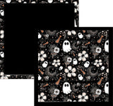 *PREORDER*  (Bamboo) Reversible Blanky, Halloween Floral