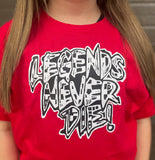 Legends Never Die Tees, Multiple Options
