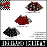 *MTO-- Highland Holiday Skater Skirt (Infant, Toddler, Youth)
