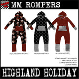 *MTO Highland Rompers, (3 Print options)