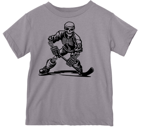 Hockey Skelly Tee, Smoke   (Infant, Toddler, Youth, Adult)