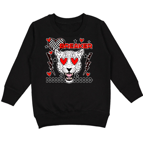 Heartbreaker Crew Sweatshirt, Black (Toddler, Youth, Adult)