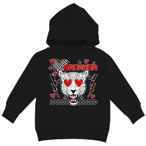 Heart Breaker Hoodie, Black  (Toddler, Youth, Adult)