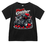 Heart Crusher MONSTER TRUCK  Long Sleeve or Tees