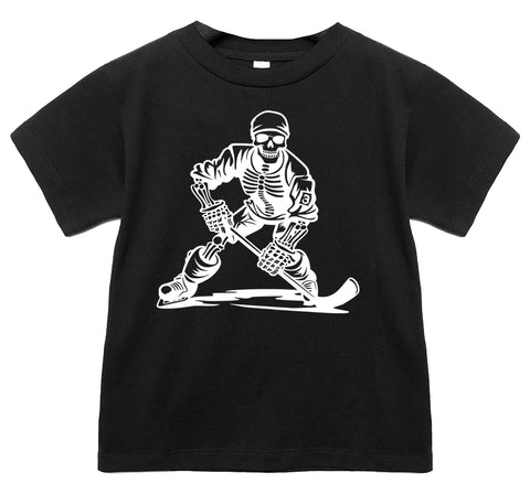 Hockey Skelly Tee, Black   (Infant, Toddler, Youth, Adult)