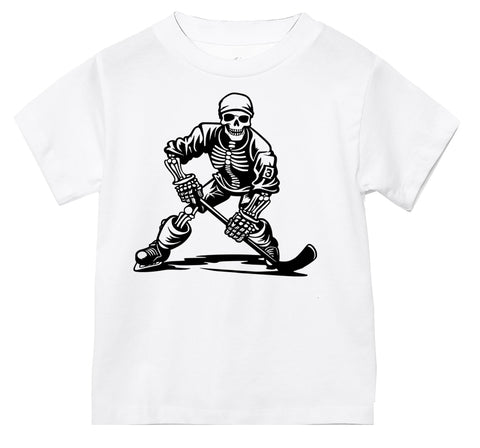 Hockey Skelly Tee, White  (Infant, Toddler, Youth, Adult)