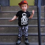 Boo Crew Tee, Black (Infant, Toddler, Youth, Adult)