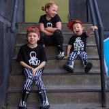Boo Crew Tee, Black (Infant, Toddler, Youth, Adult)