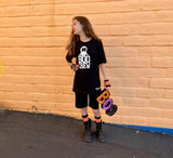Boo Crew Tee, Black (Infant, Toddler, Youth, Adult)
