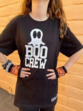 Boo Crew Tee, Black (Infant, Toddler, Youth, Adult)