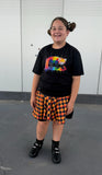 MTO- ARTIE Skater Skirt, Neon Ombre Checks (Mulitiple Options)