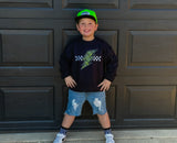 Bolt Checks Crew Fleece, (Multiple Options)