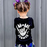 Micro Summer Tee, Black (Infant, Toddler, Youth, Adult)