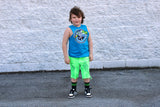 Sunny Days Tank, Neon Blue (Infant, Toddler, Youth, Adult)