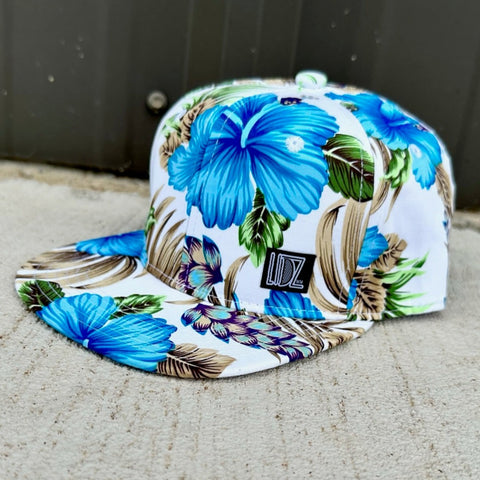 Hawaiian Floral 2.0 Snapback, White  (Infant/Toddler, Child, Adult)