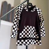 (BAMBOO) Black/Checkerboard RYDER Hoodie
