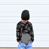 (BAMBOO)  Neon Bolt Ryder HOODIE, Kids