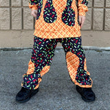 (MILK SILK) Ice Cream Drips JOGGERS, Black