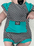 MTO, JAX Bodysuit, Checkerboard (NO hood)