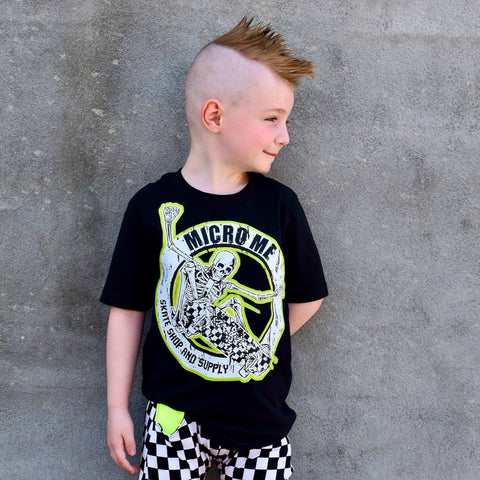SK8 Supply  Tee, Black  (Infant, Toddler, Youth, Adult)